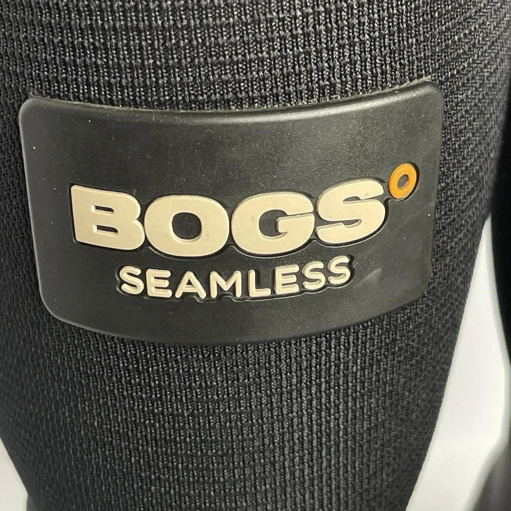 Bogs Bozeman Tall Black Seamless Boot‎ Mens 8 Insulated Waterproof Outdoor Work